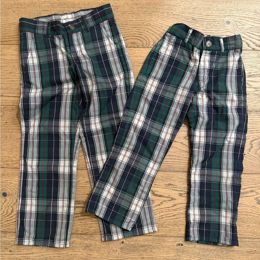 The Beaufort Bonnet Company Plaid Kids Formal Bottoms - Picture 2 of 2